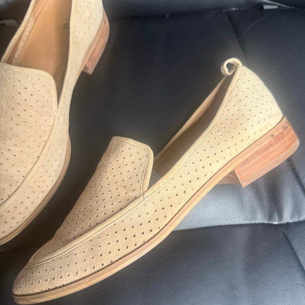 Stylish Susina Leather Point Perforated Slip-On Shoes size 8 - Picture 2 of 7